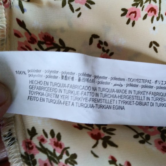 PRINTED SATIN SHIRT VANILLA - Picture 3 of 8